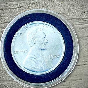 Ultra rare aluminum Lincoln cent.